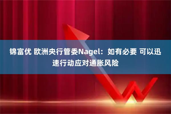 锦富优 欧洲央行管委Nagel：如有必要 可以迅速行动应对通胀风险